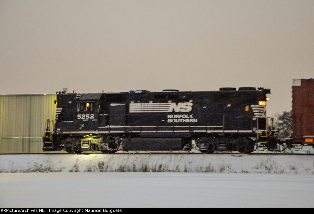 NS GP38-2 High nose Locomotive in the yard